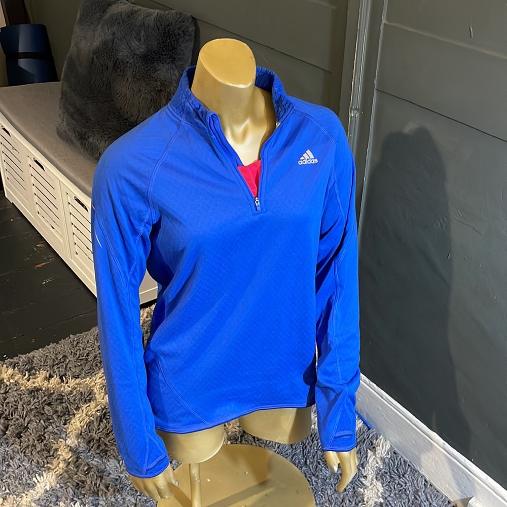 Blue Adidas 1/4 Zip Medium